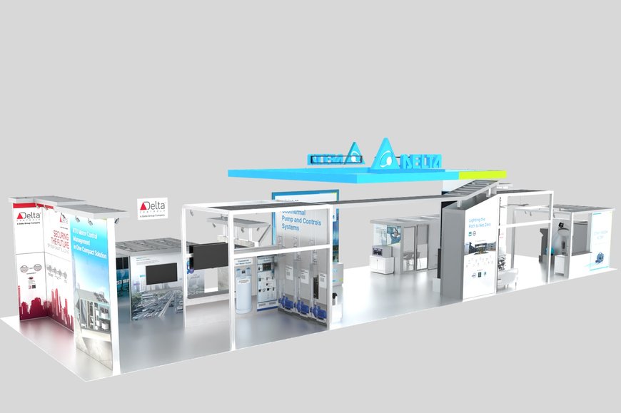 Delta showcases innovative building solutions for smart, energy-efficient and safe spaces at AHR Expo 2024 